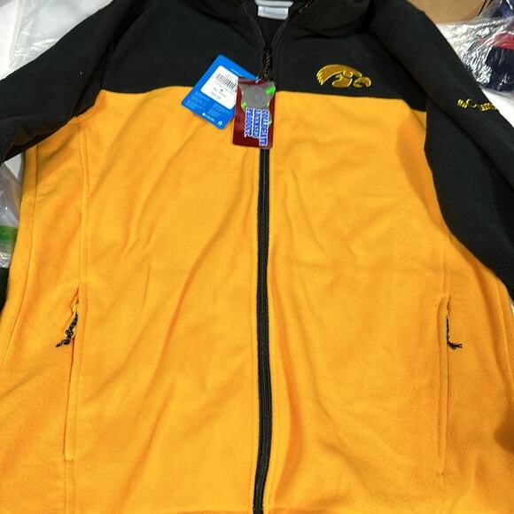 Columbia Men's CLG Flanker Iii Fleece Jacket Iowa Hawkeyes NWT Size M - Picture 5 of 5